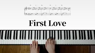 화제의 곡(?)을 쳐보았습니다.. 히사이시 조 - First Love / 피아노 악보
