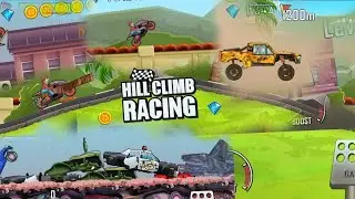 Hill Climb Racing |  FAST BIKE, Rally Car Trophy Truck  Gameplay Walkthrough