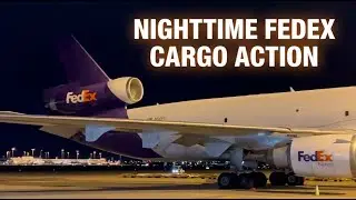 FedEx MD‑11F Early Morning Ramp Action at Sydney Airport | YSSY Cargo Ops ✈️📦