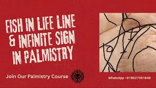 Fish in Life Line & Infinite Sign In Palmistry #astrology #palmreading #palmistry #wealth