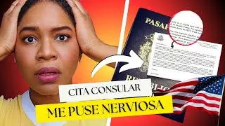 VLOG  PARTE 1 - MI EXPERIENCIA CON LA VISA AMERICANA :(   /Te cuento todo mi proceso.