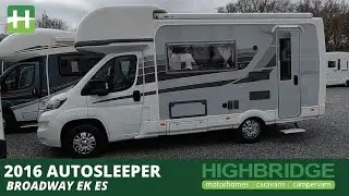 2016 Autosleeper Broadway EK ES