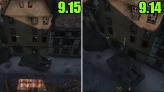 Сравнение версий World of Tanks 0.9.14 и 0.9.15 Физика, урон, залипания