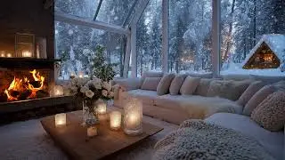 🌸🎶 Peaceful Rain Piano | Quiet White Lounge 5 Hours | Meditation Focus Study Stress Relief Healing