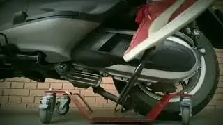 Motorcycle dolly mover plate