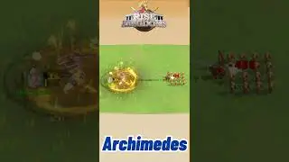 Archimedes Skill Animation | #riseofkingdoms