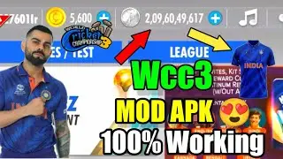 WCC3 LATEST VERSION MOD APK 😍 | NPL AUCTION UNLOCK 😍 | MY CAREER MODE UNLOCK IN WCC3 😱🔥 #wcc3