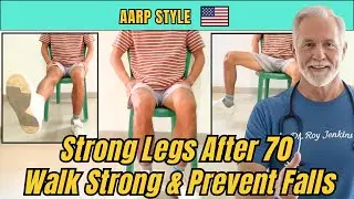 Leg Strengthening Exercises for Seniors 🪑 Mobility & Balance Movements to Prevent Falls at Home
