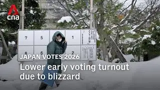 Japan's snap election amid blizzard: Ruling party poised for landslide victory