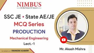 Production Engineering  MCQs | MCQ For SSC JE & State AE/JE Exam | Mechanical Engineering | Lect-1