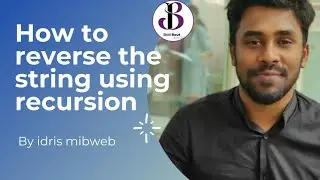 Reverse the given string using recursion