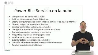 MOOC Power BI. &Iacute;ndice m&oacute;dulo servicio en la nube |  | UPV
