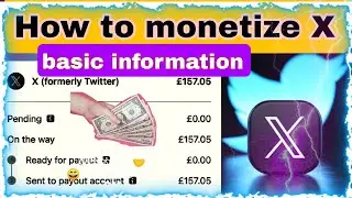🔴 I Guide to your  X Account's Basic Information about monetization 💰 How to monetize X account urdu
