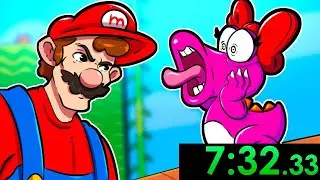 A SPEEDRUN ANIMADA (E BIZARRA) DE SUPER MARIO 2!