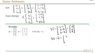 vector equations vector arithmetic