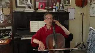 Popper-Paternoster Studio n&deg; 3 Op. 73 per violoncello e pianoforte. Vito Paternoster cello and piano