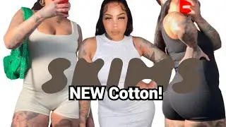 NEW SKIMS COTTON | RIB ONESIE & TANK DRESS TRY ON