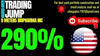 9 METERS BIOPHARMA INC TRADING JUMP | NMTR STOCK