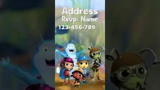 Beat Bugs Birthday Video Invitation