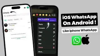 🍏 install iOS WhatsApp On Android | New Version iPhone WhatsApp For Android 2025 | MB Wa v1.9.1