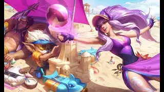 Pool Party Syndra Full Gameplay PBE