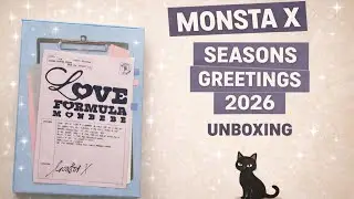 Unboxing Monsta X’s 2026 Seasons Greetings 💛✨