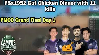 FSx1952 Got Chicken Dinner In PMCC Grand Final Day 1 (Highlights)
