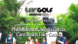 LIV Golf Singapore 2023 Saturday Preps I  OHSOM TV