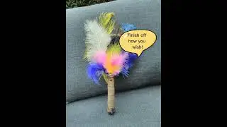 How to make a Smudging Feather Wand! (short video)