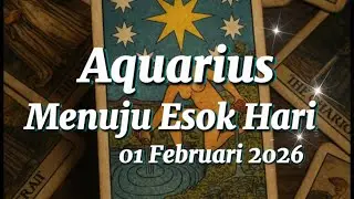 AQUARIUS ♒️ MENUJU ESOK HARI⁉️ YANG AKAN TERJADI DALAM HIDUPMU…|  01 FEBRUARI 2026 🕊️🕊️