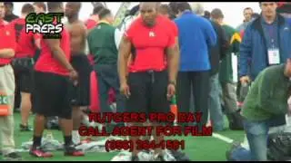 RUTGERS PRO DAY STEPHANTE KENT EASTPREPS