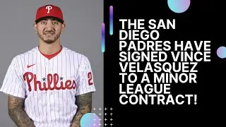The San Diego Padres signed Vince Velasquez to a minor league contract!
