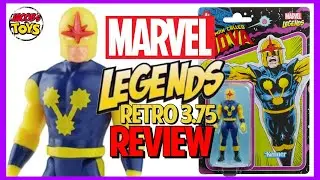 NOVA 3.75 Retro Action Figure Review | Marvel Legends | Jacobs Toys | KENNER