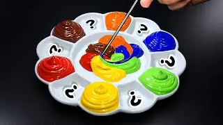 How To Making 13 Beautiful Colors from Primary Color | Satisfying Color Mixing