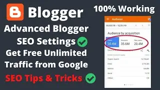 Advanced Blogger SEO Settings 2022 | Blogger Basic Settings For Beginners - SEO Tips & Tricks 2023