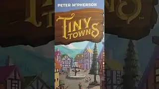 Tiny Towns review spatial planning puzzle board game AEG AmassGames #games pretty #party #tabletop