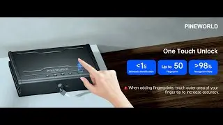 PINEWORLD Portable Handgun Safe K1