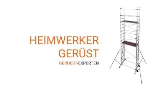 Heimwerker Gerüst: 6,46m maximale Arbeitshöhe