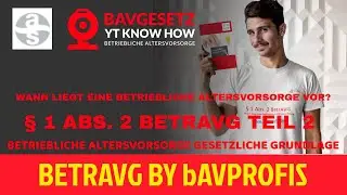 ⚒️ BETRAVG § 1 ABS 2 - [WHEN IS A COMPANY PENSION SCHEME PRESENT?] TEIL 2