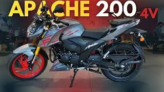 2025 Apache RTR 200 4V 🚀 New Updates, Mileage Test, Price & Features Explained!
