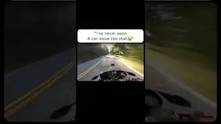 FAST CAR vs MOTORBIKE! 🏎️💨 INSANE CHASE | #Shorts