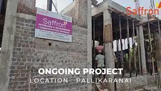 Ground Floor Roof Level Construction Work | #saffroninteriorsandengineering #qualityconstruction