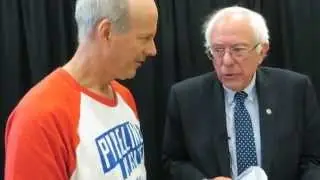 Will Bernie Sanders Pledge to Mobilize? Ed Fallon Asks him.