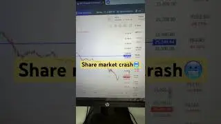 Share market crash 🥶 #shortsfeed #trending #sharemarket #shorts #zeenews