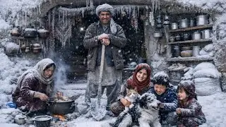 Surviving the Harsh Winter in Afghanistan&rsquo;s Coldest Village | Cooking Kale Pacheh | Life in the Cave