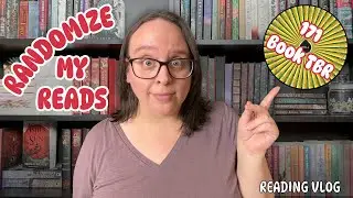 Spinner Wheel of my 171 book physical TBR chooses what I read | Randomize My Reads Ep 1