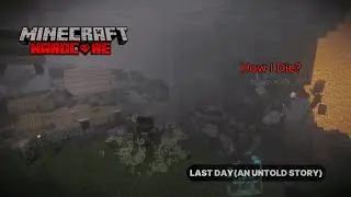 How I DIE in Minecraft Hardcore  - An Untold Story #minecraft #viral #horror #predator #avatar