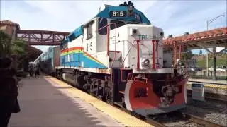 MORE tri rail Trains At HOLLYWOOD Awesome K5LAs And Horn Shows!