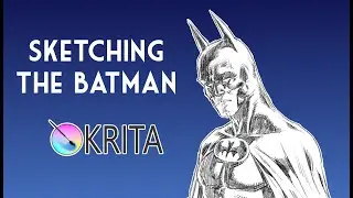 Sketching The Batman (drawing)