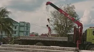 crane Samson, sekali angkat dua batang